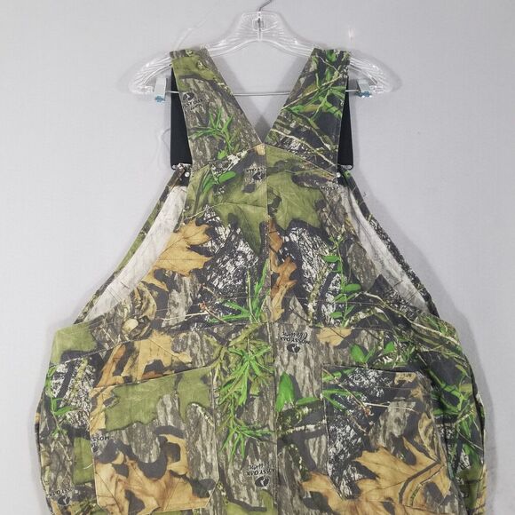 Mossy Oak Fieldstaff Camo Overalls Mens 46x30 Green Brown Hunting Outdoor - Picture 9 of 13